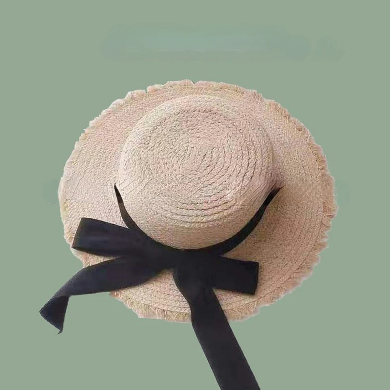 Japanese Cute Raffia Woven Sun – Hat Floppy Wide recenzja i cena