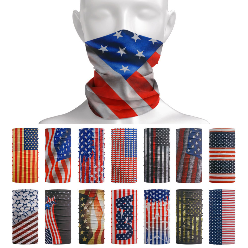 USA Flag Pattern Sun Protectiv – Headband Summer Knit recenzja i cena