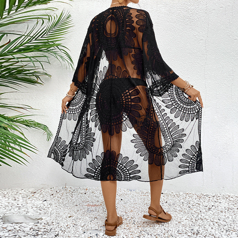 Illusion Sheer Beach Cover 202 – Kimono Sheer Floral recenzja i cena