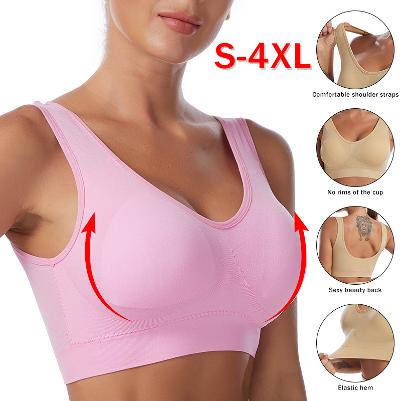 Sexy Women Bra Plus Size Seaml – Bralette Triangle Set recenzja i cena