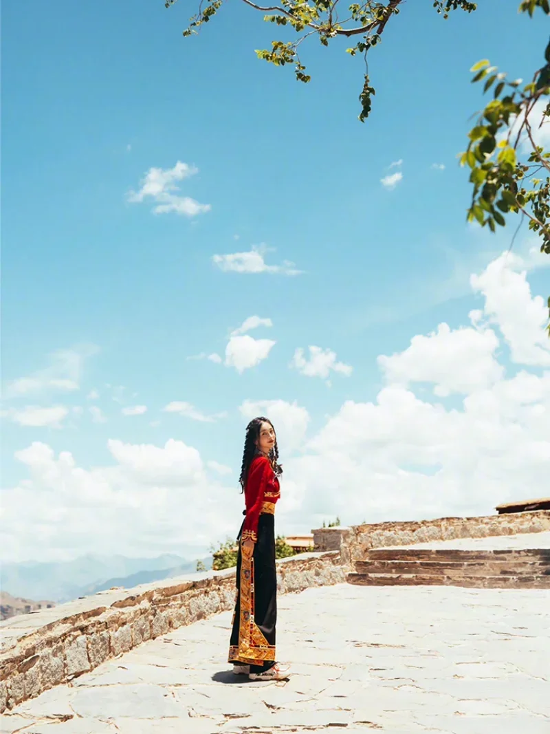 Traditional Tibetan Dress Wrap – Linen Dress Wrap recenzja i cena
