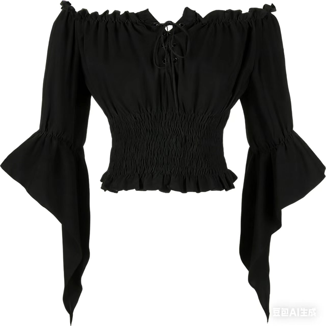 Renaissance Medieval Aristocra – Blouse Off Shoulder recenzja i cena