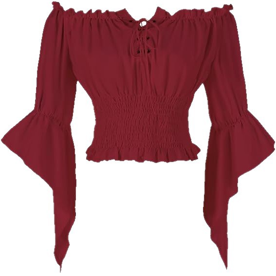 Renaissance Medieval Aristocra – Blouse Off Shoulder recenzja i cena