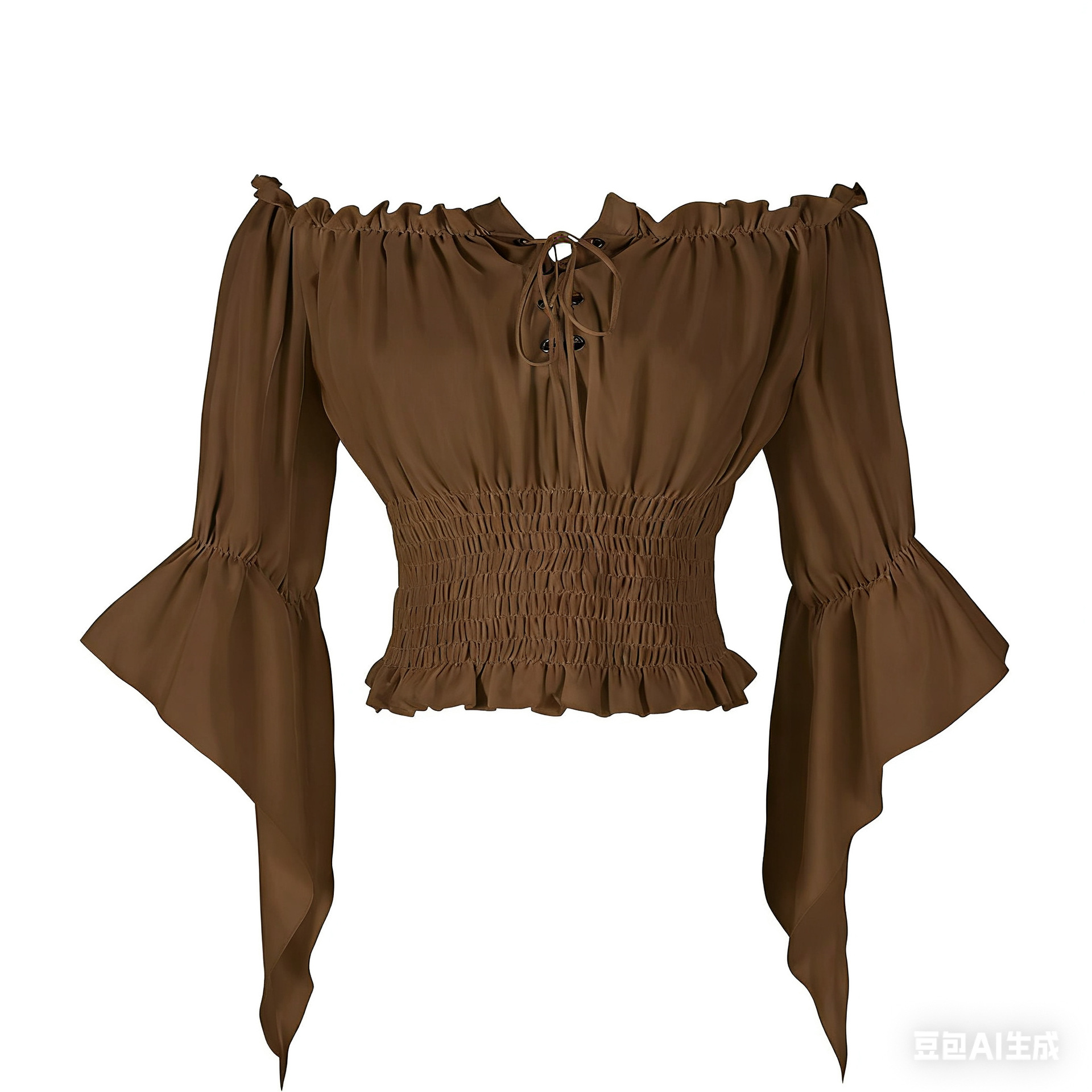 Renaissance Medieval Aristocra – Blouse Off Shoulder recenzja i cena