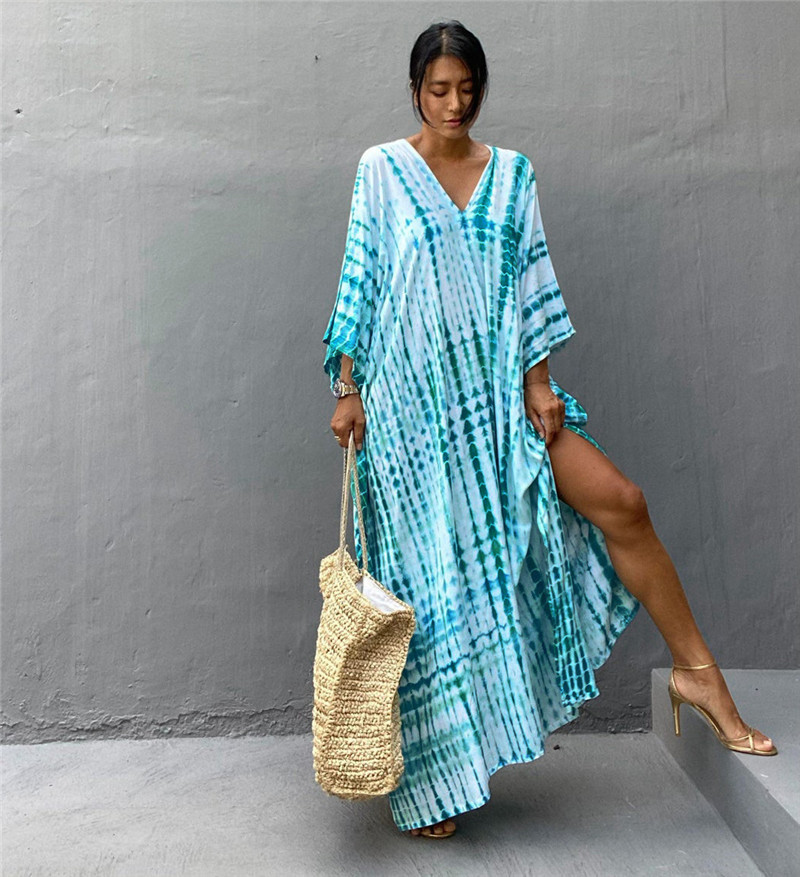 Plus Size Women Beachwear Long – Cover Up Kaftan recenzja i cena