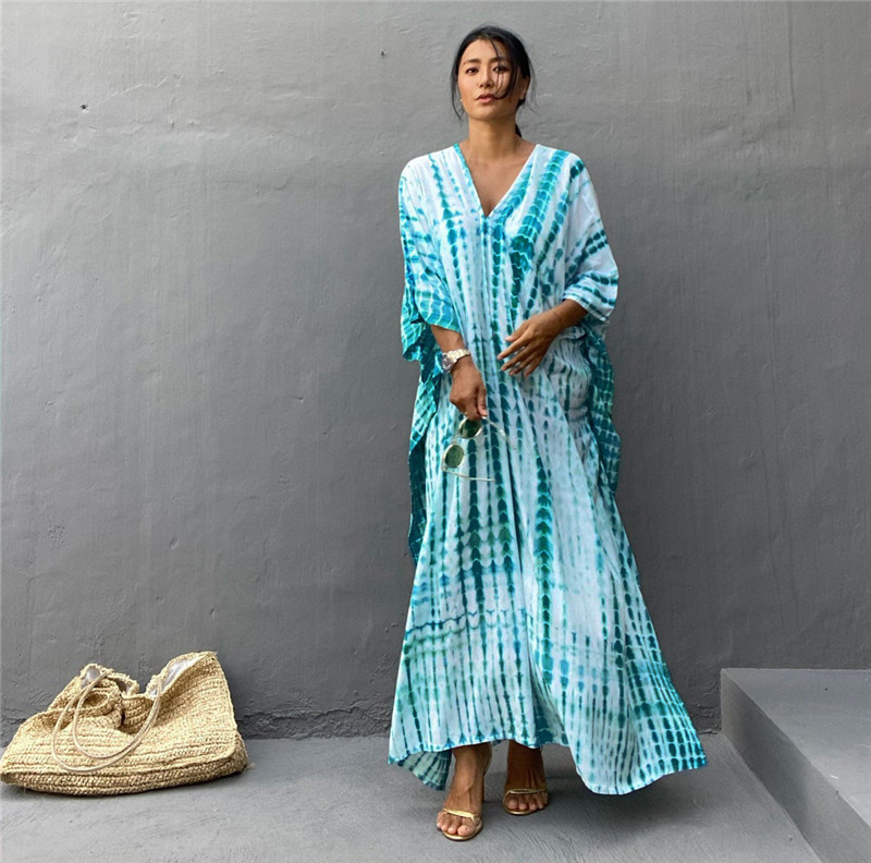 Plus Size Women Beachwear Long – Cover Up Kaftan recenzja i cena