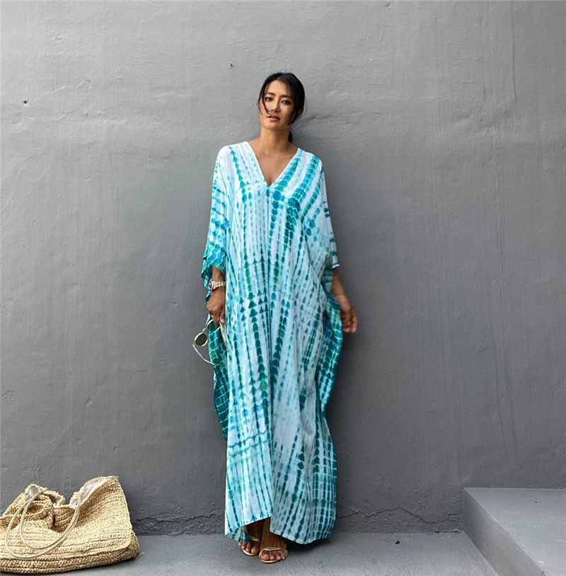 Plus Size Women Beachwear Long – Cover Up Kaftan recenzja i cena