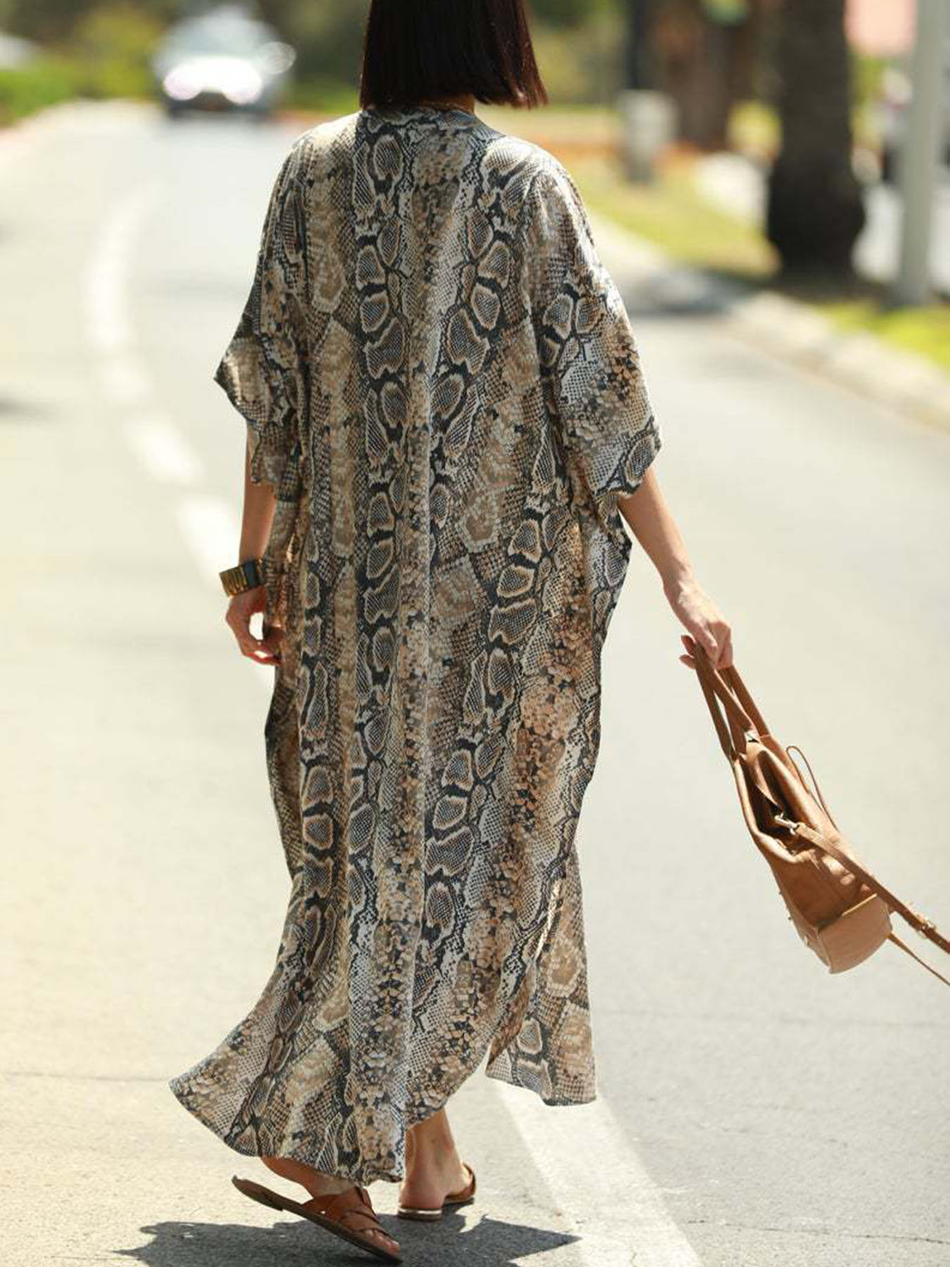 Bohemian Print Beach Cover-Up  – Cover Up Kaftan recenzja i cena