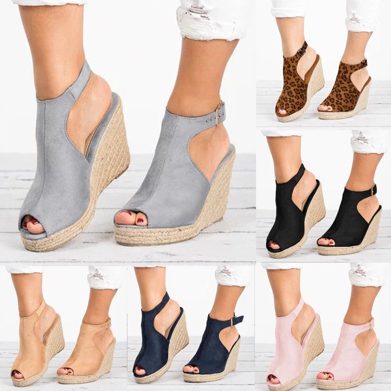 Heeled Sandals for Women Summe – Wedge Espadrille Women recenzja i cena