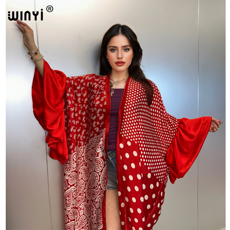 WINYI Summer Kimono party dres – Cover Up Kaftan recenzja i cena