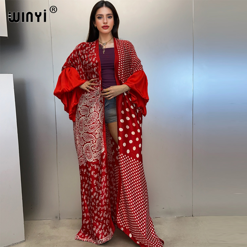 WINYI Summer Kimono party dres – Cover Up Kaftan recenzja i cena