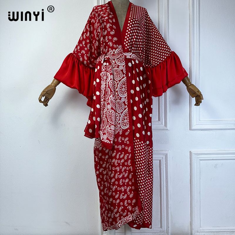 WINYI Summer Kimono party dres – Cover Up Kaftan recenzja i cena