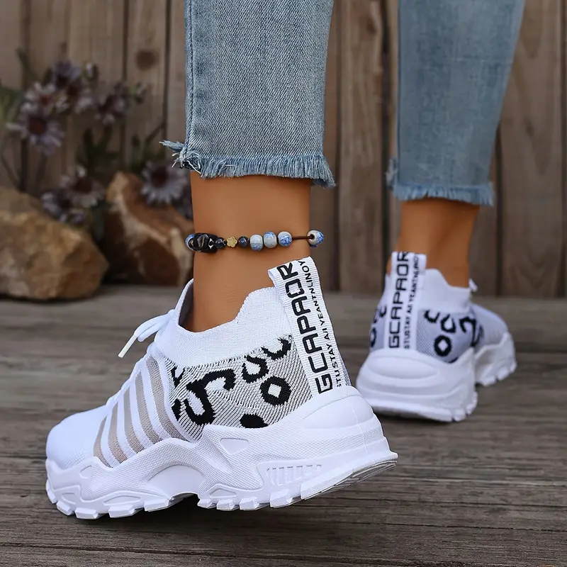 Leopard Print Knit Women's Sne – Wedge Espadrille Women recenzja i cena