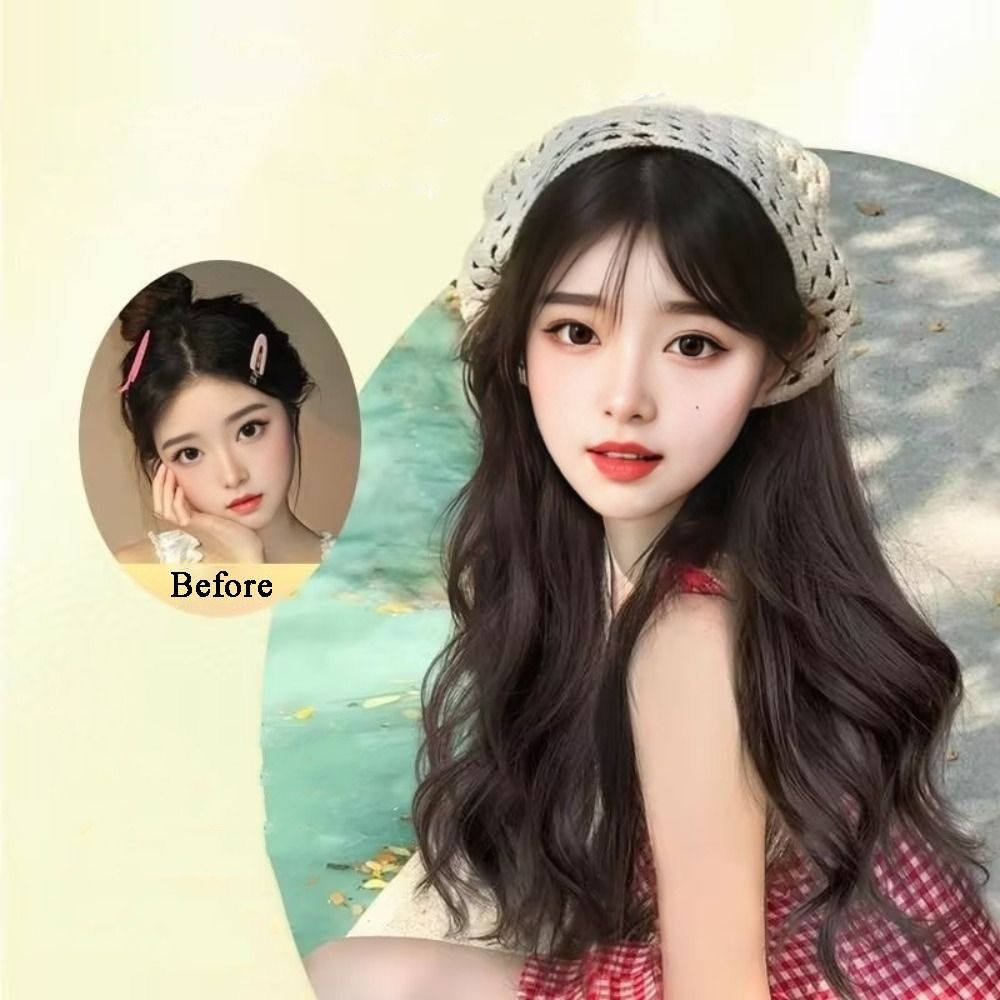 Fashion 65CM Wig Triangle Head – Headband Summer Knit recenzja i cena