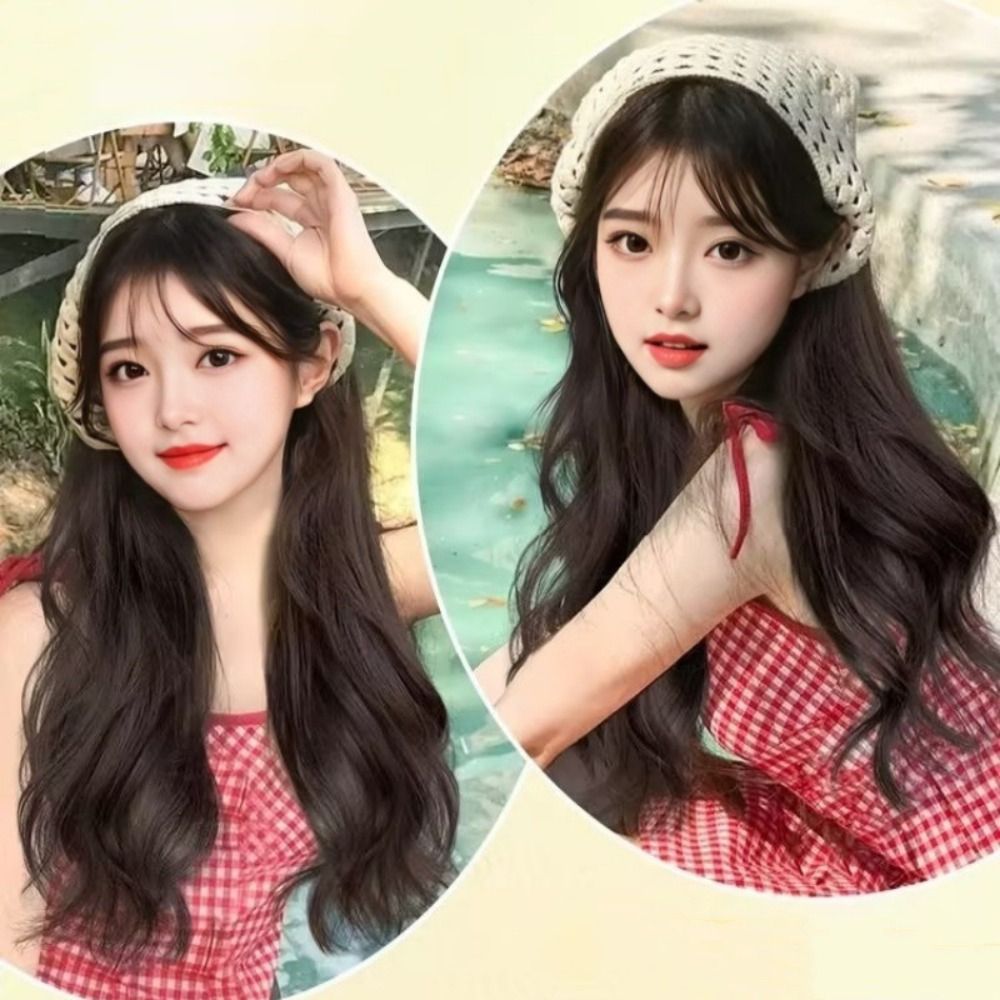 Fashion 65CM Wig Triangle Head – Headband Summer Knit recenzja i cena