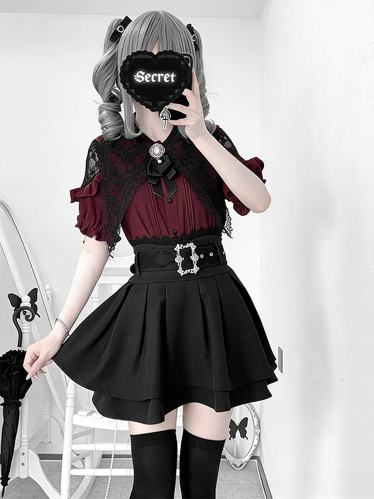 Gothic Style Shoulder Bared Sh – Blouse Off Shoulder recenzja i cena