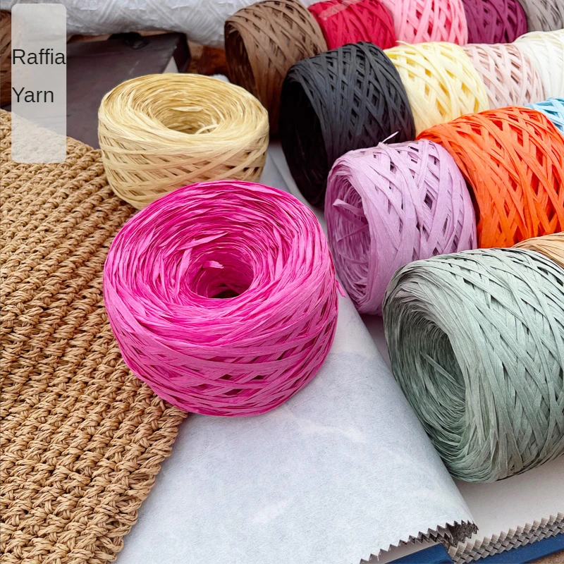 180m raffia Yarn paper Grass f – Crochet Bag Raffia recenzja i cena
