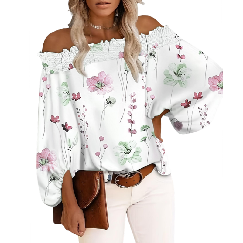 Plus Size New Women's Casual F – Blouse Off Shoulder recenzja i cena