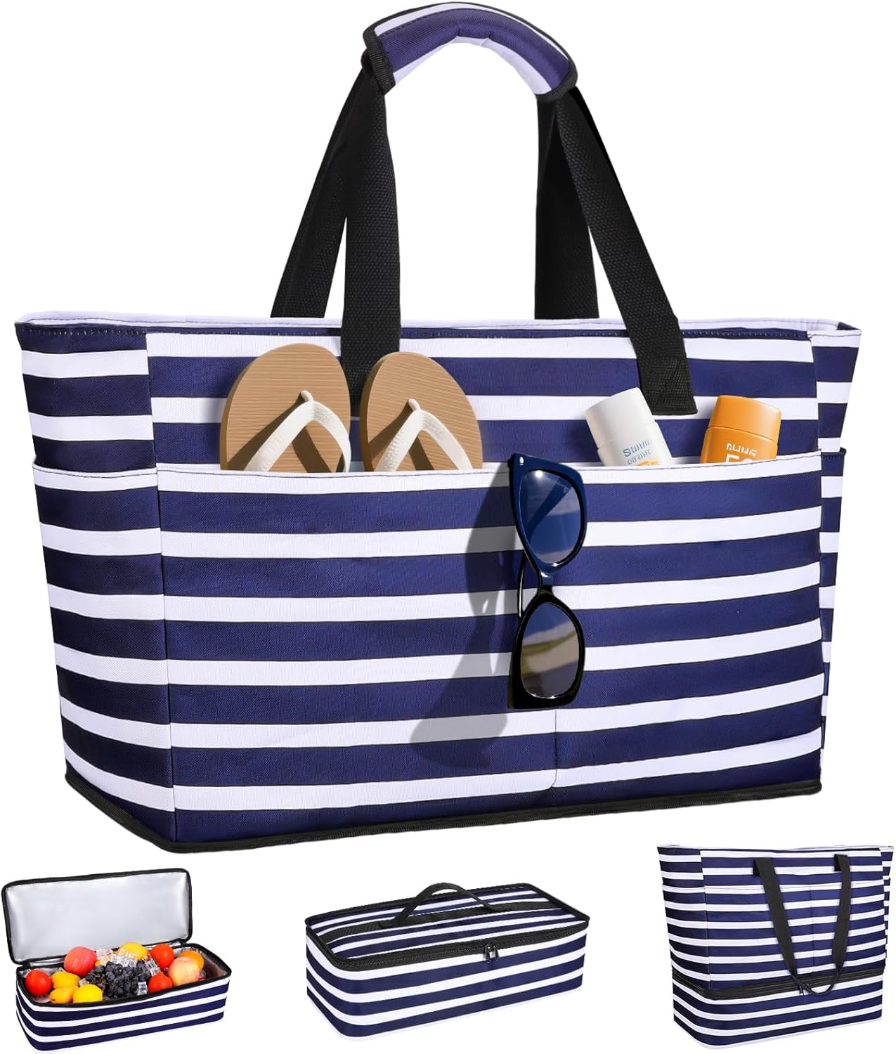 Beach Bag with Cooler, 49L Wat – Tote Bag Beach recenzja i cena