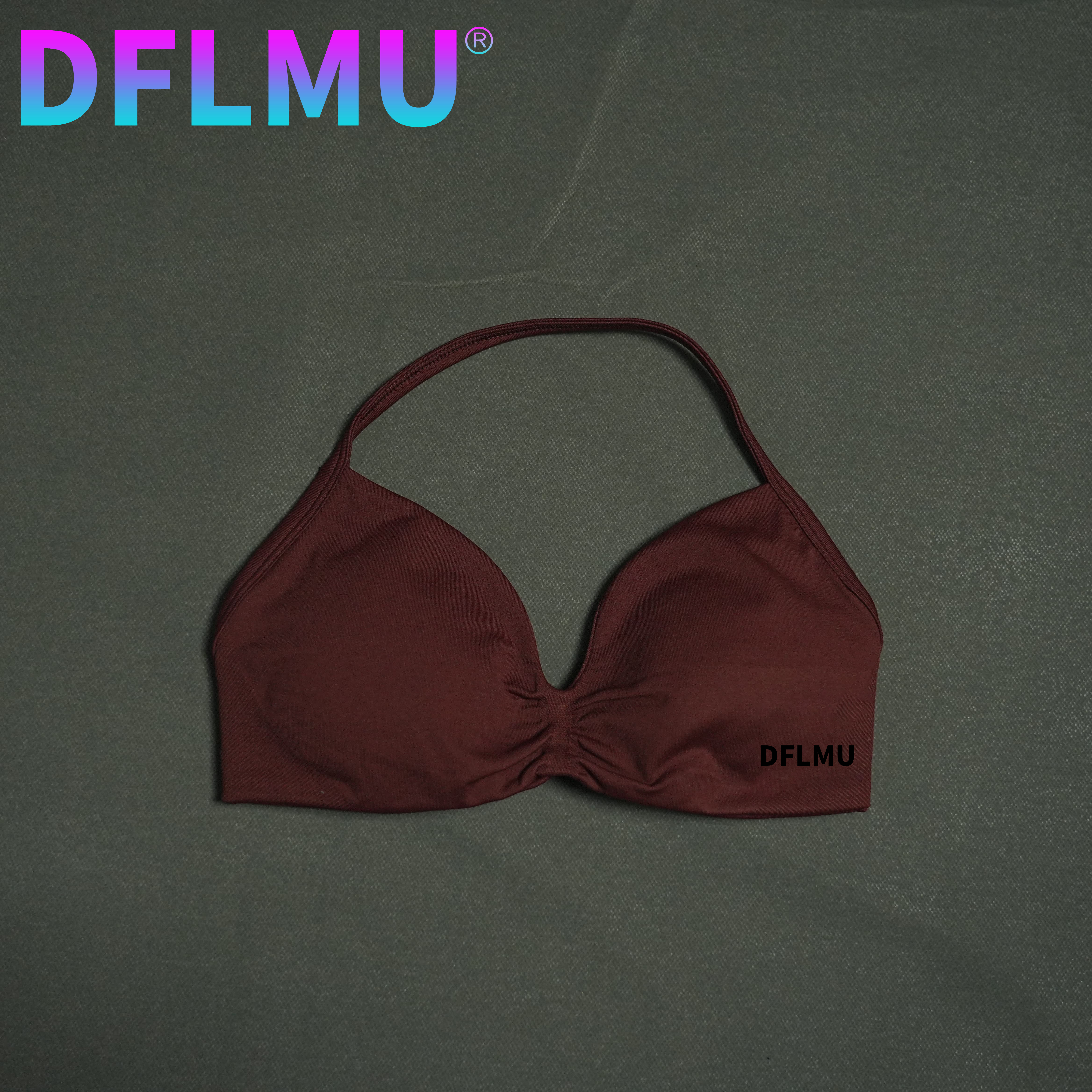 DFLMU Women Halter Sports Bra  – Crop Top Crochet recenzja i cena