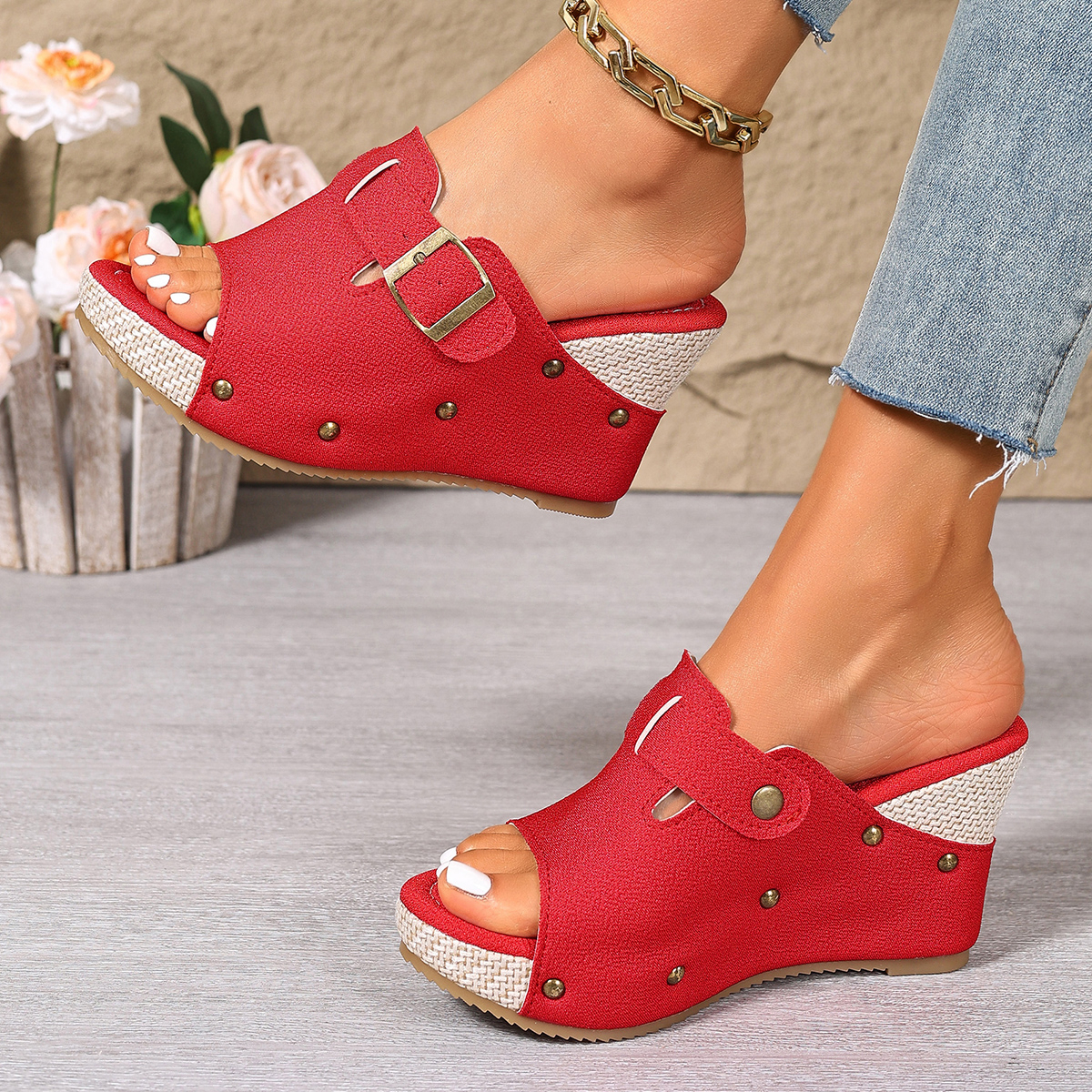 Summer Women's Espadrille Wedg – Wedge Espadrille Women recenzja i cena