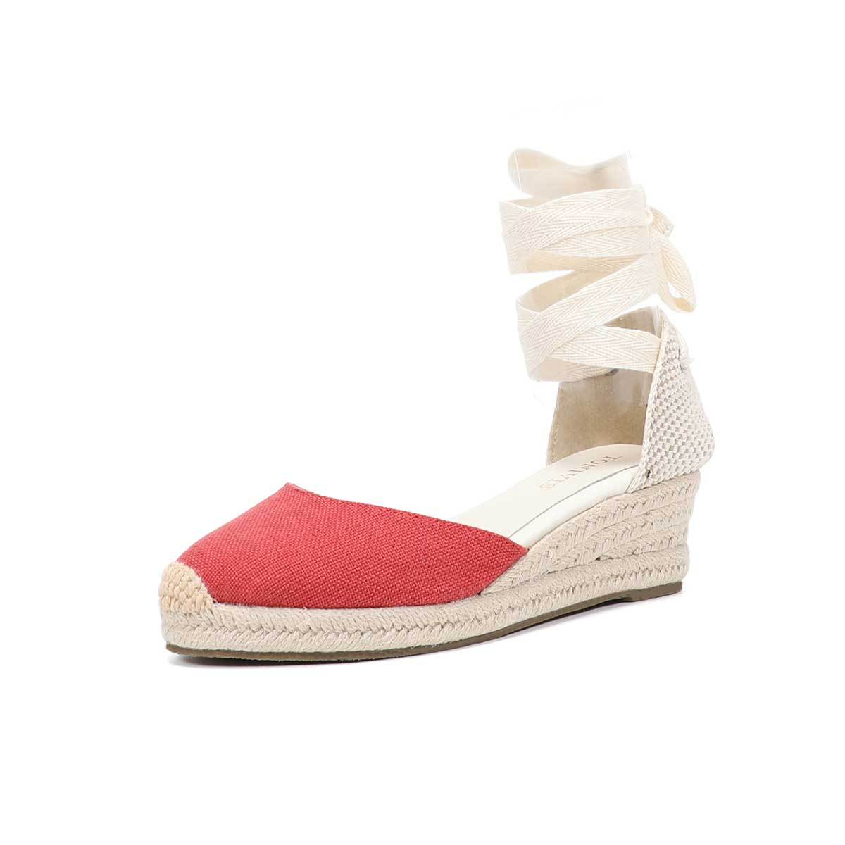 Women Wedge Espadrilles Lace U – Wedge Espadrille Women recenzja i cena
