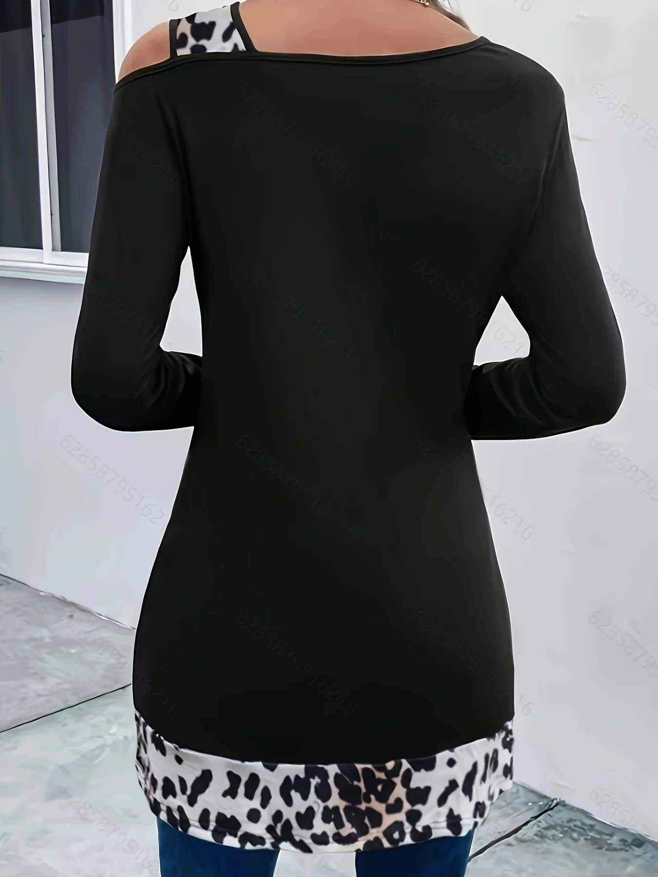 Plus Size 1XL-5XL Women's Fash – Blouse Off Shoulder recenzja i cena