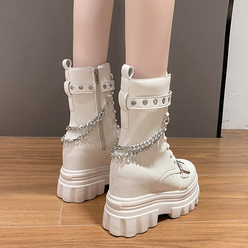 Autumn Thick Heel Ankle Boots  – Wedge Espadrille Women recenzja i cena