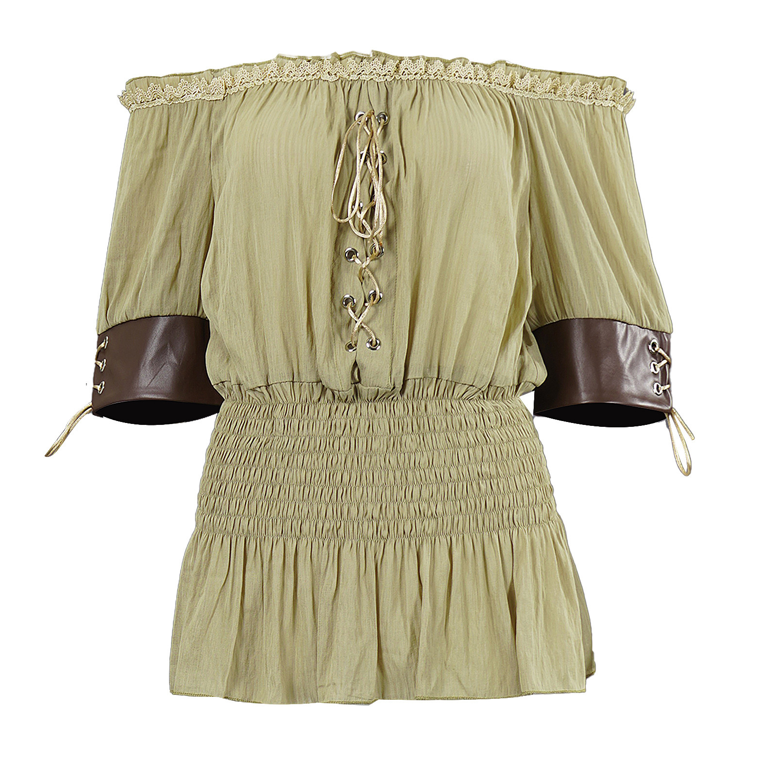 Women's Renaissance Pirate Blo – Blouse Off Shoulder recenzja i cena