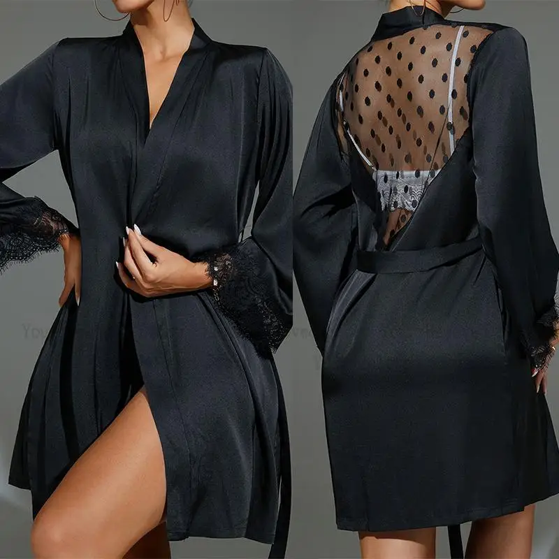 Short Kimono Black Sheer Mesh  – Kimono Sheer Floral recenzja i cena