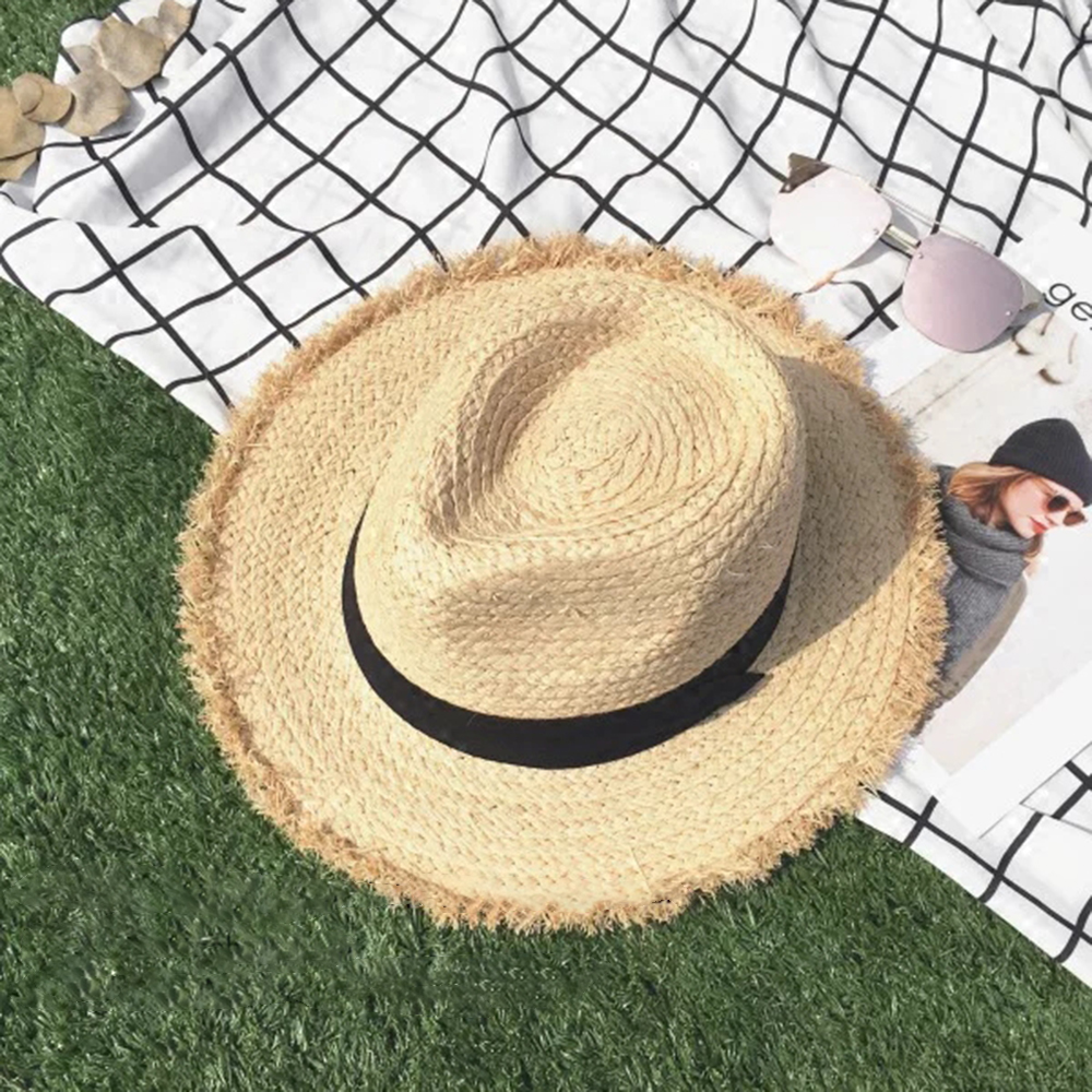 new Wide Brim Raffia Sun Hat f – Hat Floppy Wide recenzja i cena