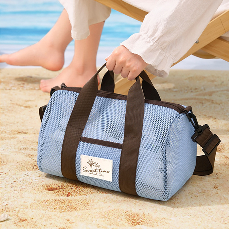 See Through Mesh Beach Bag Qui – Tote Bag Beach recenzja i cena