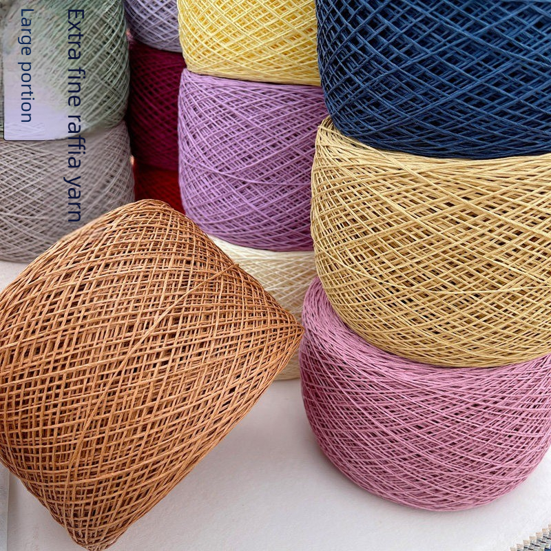 250g Thin Paper Raffia Yarn fo – Crochet Bag Raffia recenzja i cena