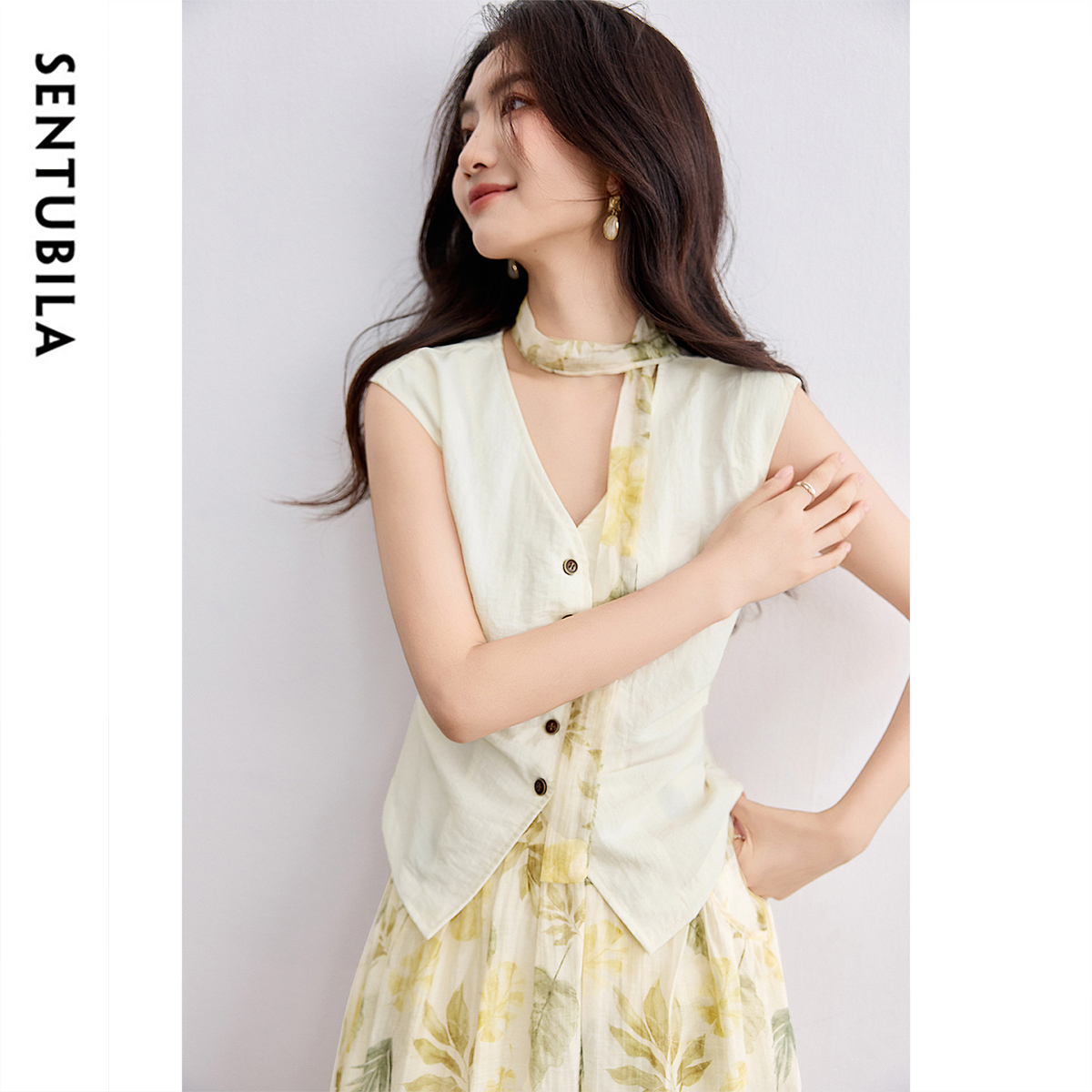 SENTUBILA Elegant Skirt Holida – Midi Skirt Floral recenzja i cena