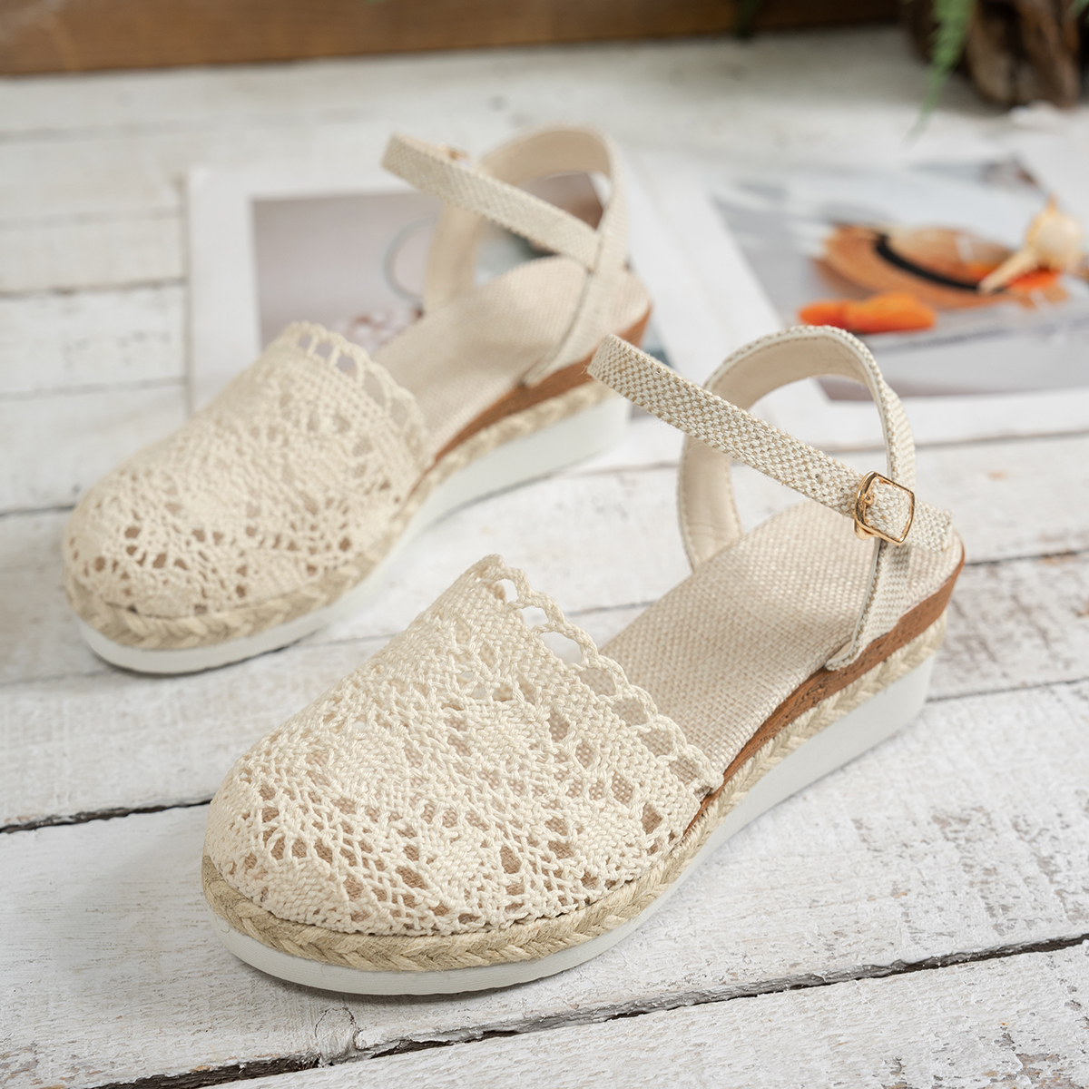 Women Wedge Sandals 2025 Summe – Wedge Espadrille Women recenzja i cena