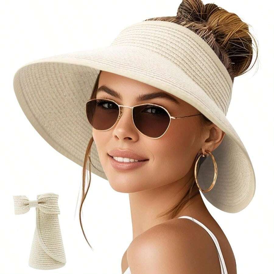 NPQQUAN Sun Visor Hats For Wom – Hat Floppy Wide recenzja i cena