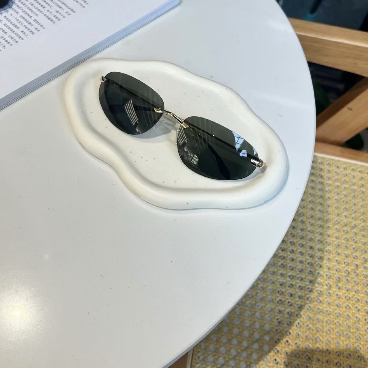 UV400 Rimless Shades, Cat Eye  – Sunglasses Cat Eye recenzja i cena
