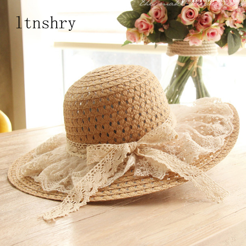 Women Lace Sun Hats For  Wide  – Hat Floppy Wide recenzja i cena