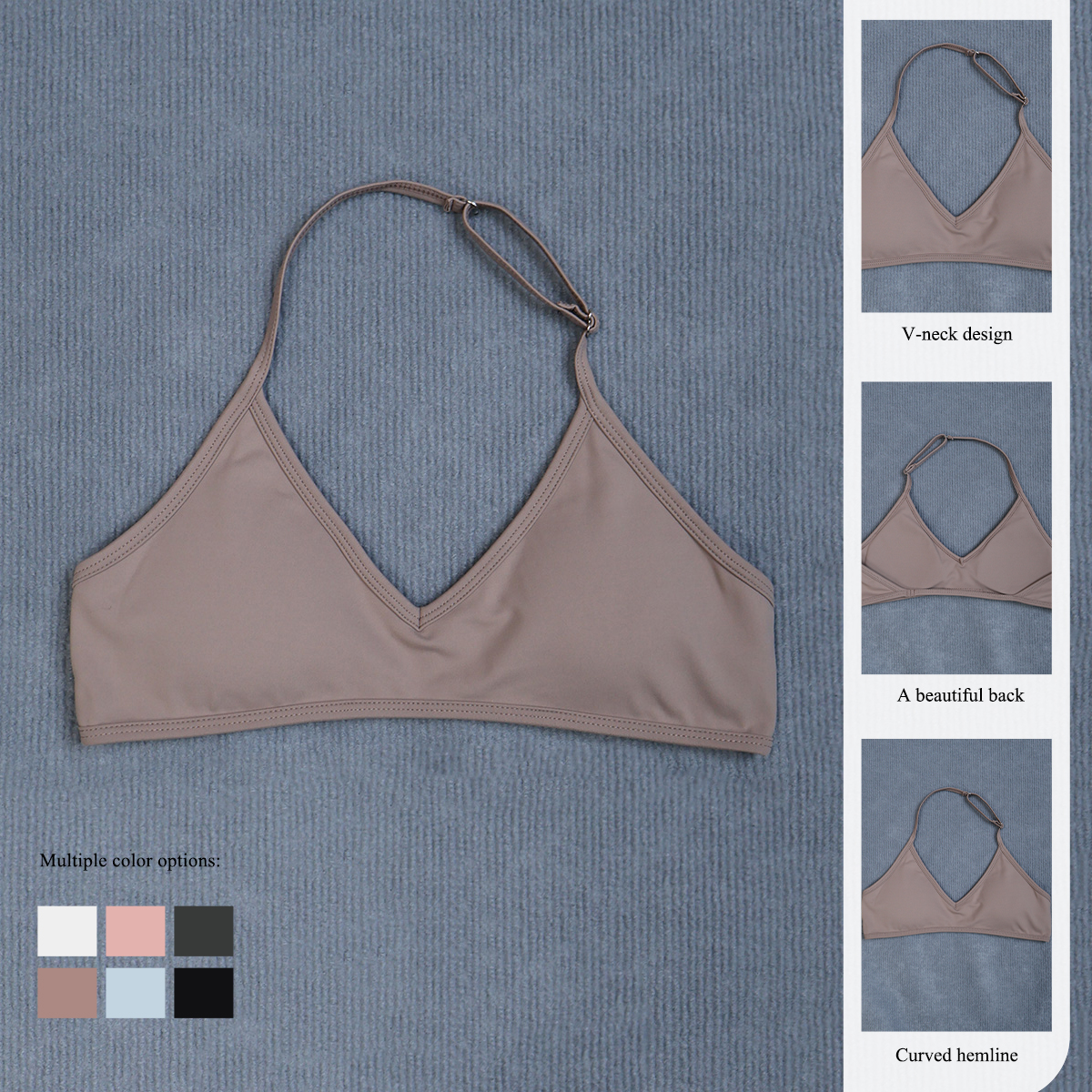 Women's Summer Halter Neck Pad – Crop Top Crochet recenzja i cena