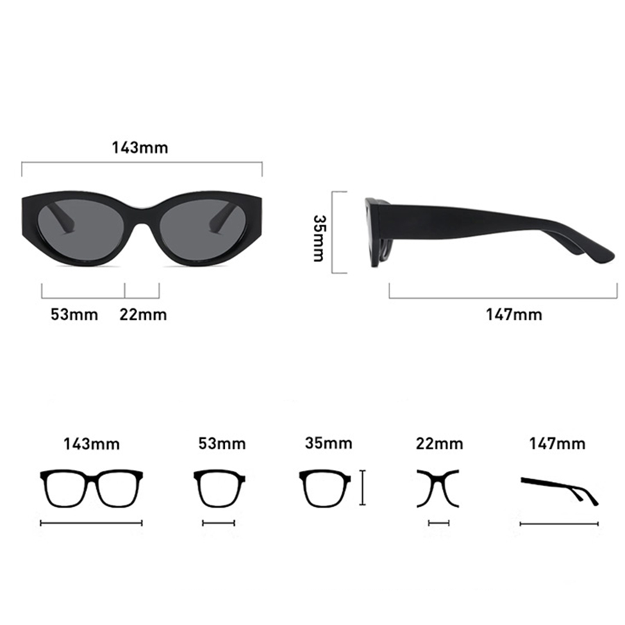 Women Men Classic Cat-Eye Pola – Sunglasses Cat Eye recenzja i cena