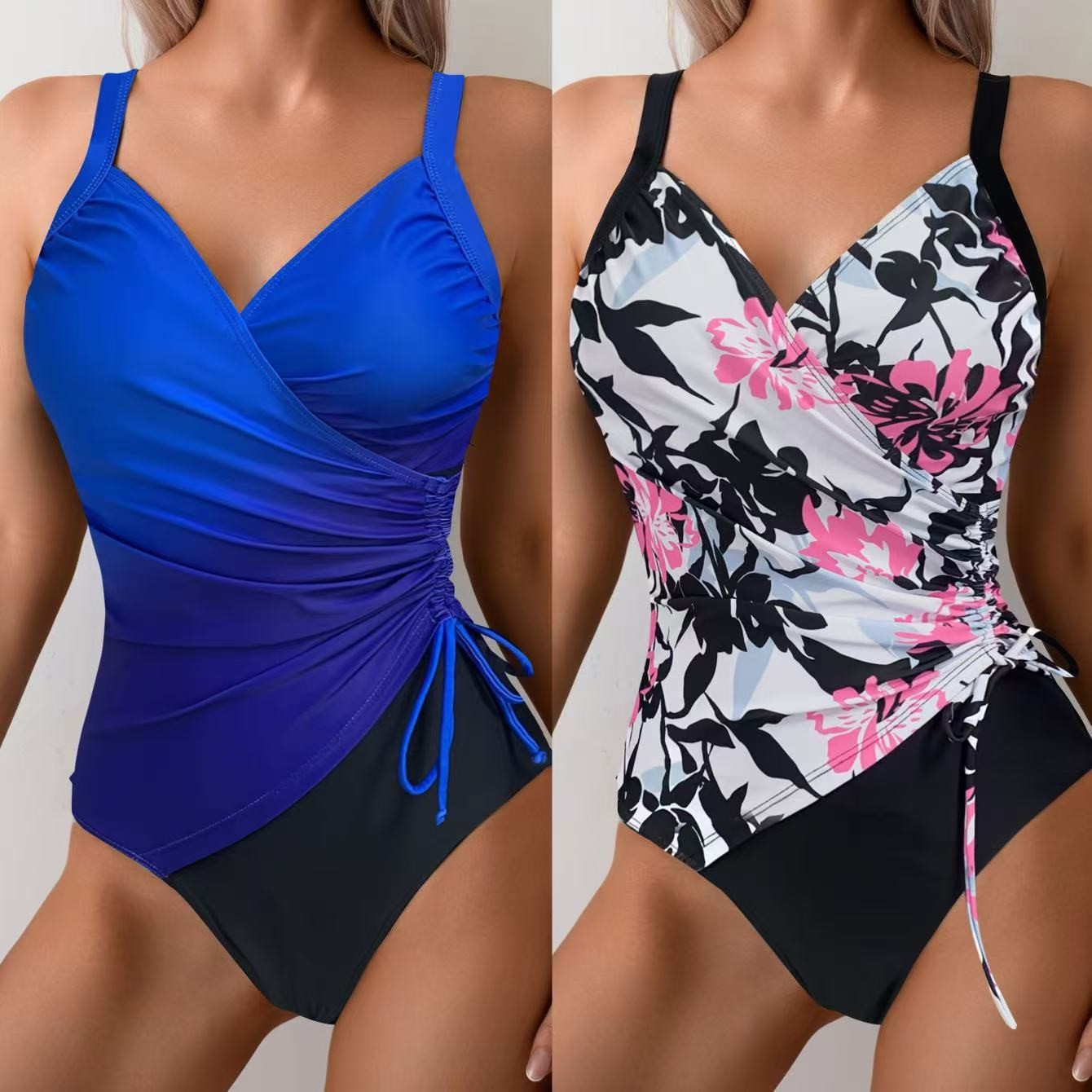 Woman Tankini Tummy Control Bi – Swimsuit Bikini Ruched recenzja i cena