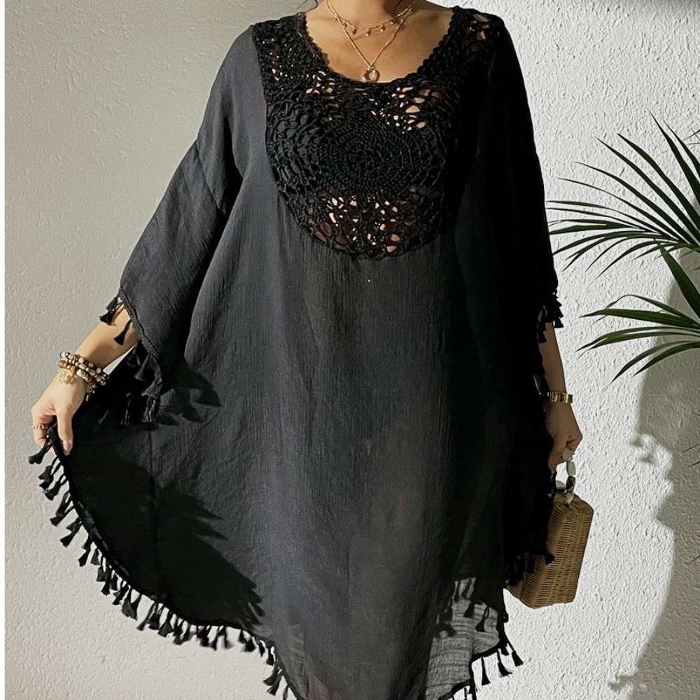 Square Neck Summer Sunscreen S – Cover Up Kaftan recenzja i cena