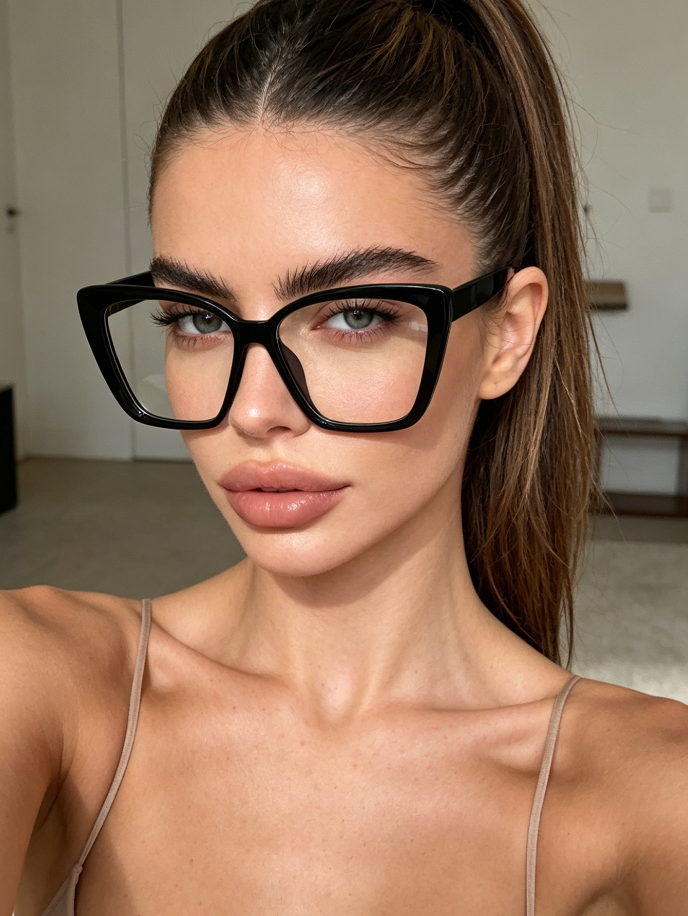 1pc daily fashionable black ca – Sunglasses Cat Eye recenzja i cena