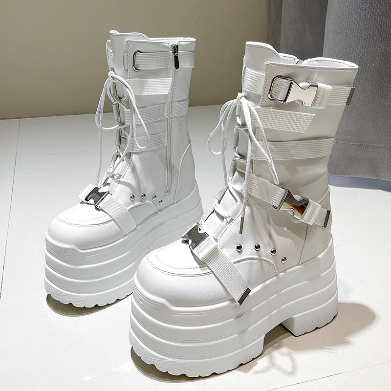 13.5CM,17CM Women Punk Boots A – Wedge Espadrille Women recenzja i cena