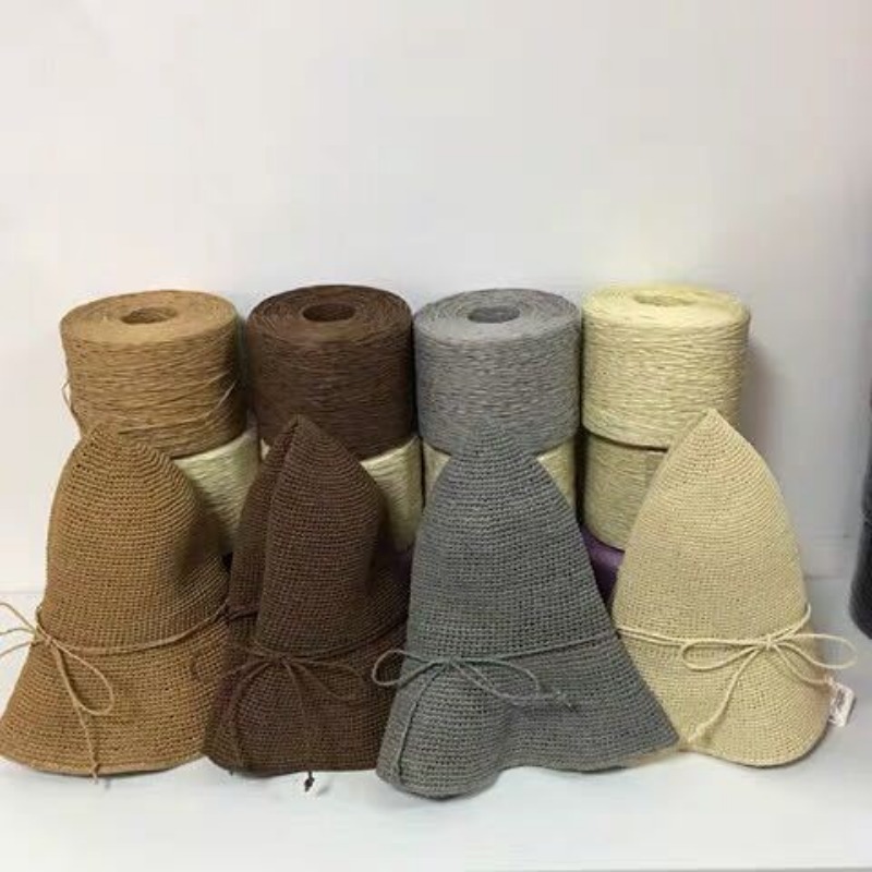 250g/pcs Thin Flat Raffia Yarn – Crochet Bag Raffia recenzja i cena