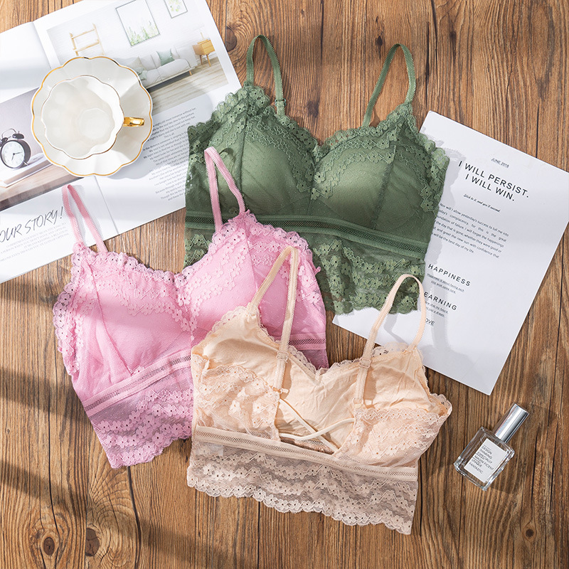 3D Sexy lace Lingerie Seamless – Bralette Triangle Set recenzja i cena