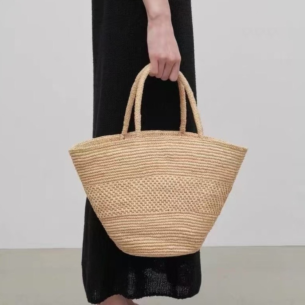 Large Capacity Raffia Straw Ba – Crochet Bag Raffia recenzja i cena