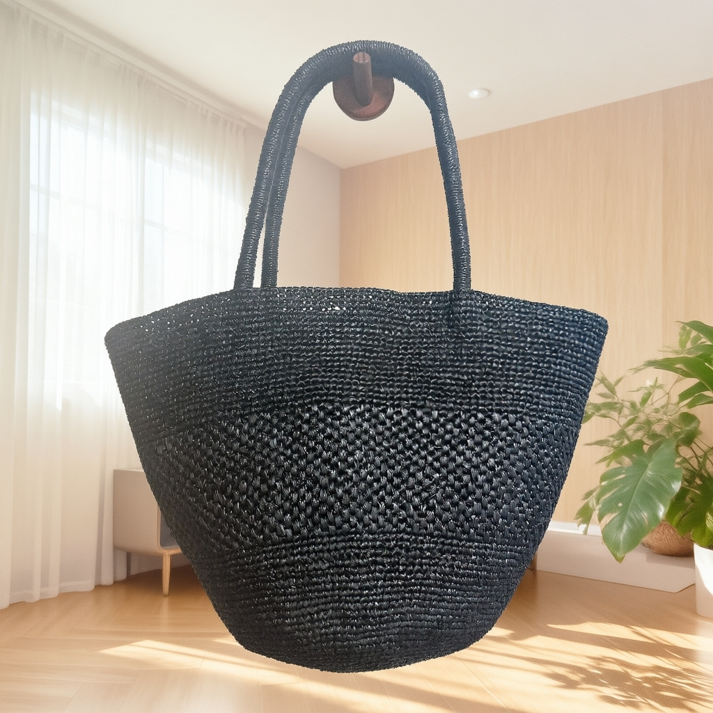 Large Capacity Raffia Straw Ba – Crochet Bag Raffia recenzja i cena