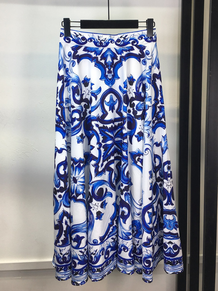 Summer Bohemain Blue And White – Romper Floral Print recenzja i cena