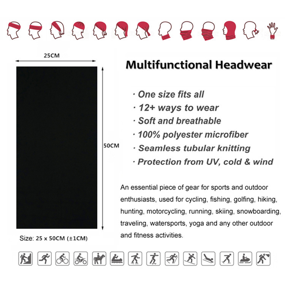 Seamless Solid Color Bandanas  – Headband Summer Knit recenzja i cena